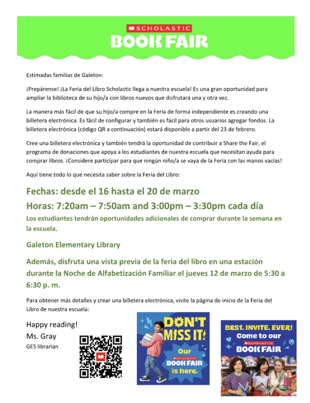 Book fair flyer