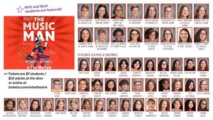 promo graphic - MHS presents: The Music Man - fall 2026 - cast