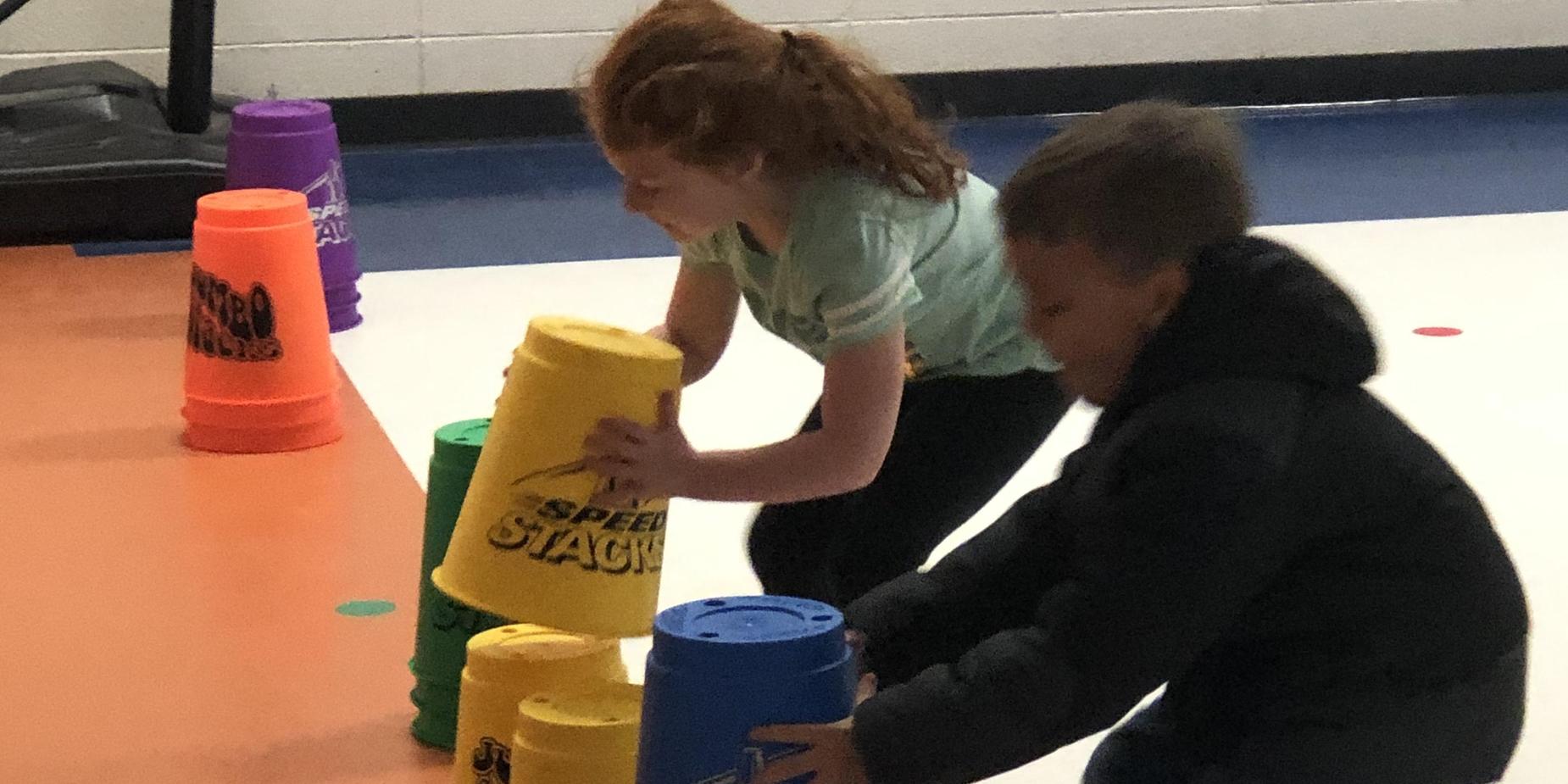 Cup Stacking Day!