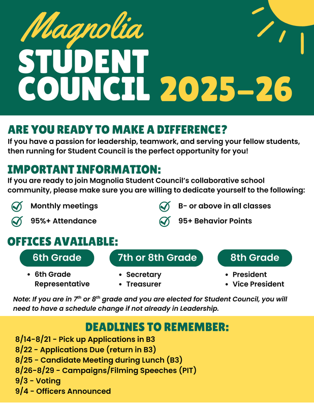 Student Council Flier