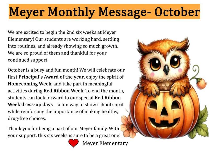monthly message intro