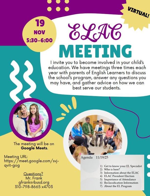 ELAC Meeting #1