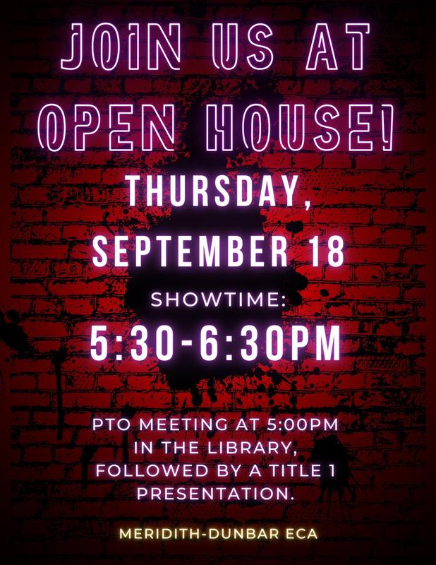 Open House Flyer English
