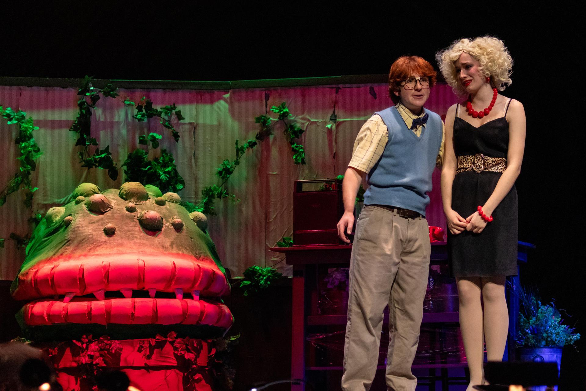 A scene from Little Shop of Horrors