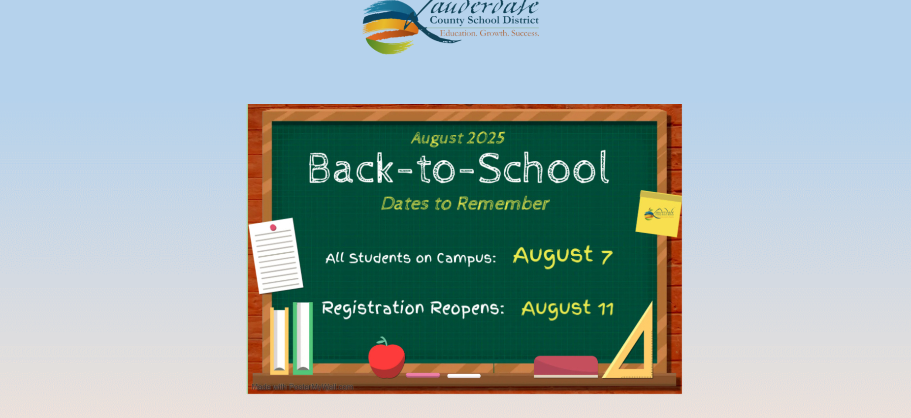 Back-to-School Details