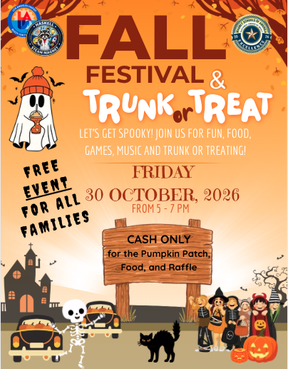 Haskell Fall Festival/Trunk or Treat Featured Photo