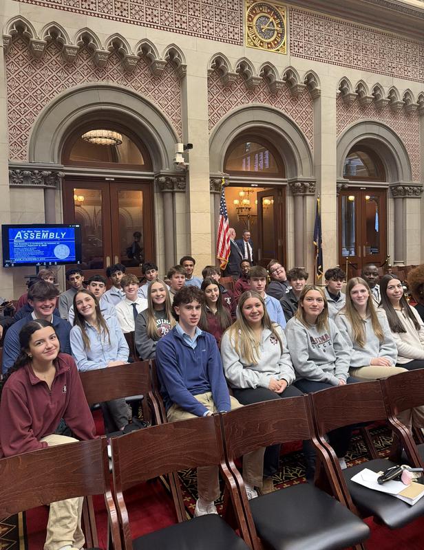 Aquinas Diversity Club Visits New York State Capitol Featured Photo