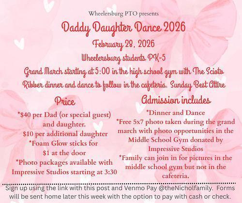 Daddy Daughter Dance Information