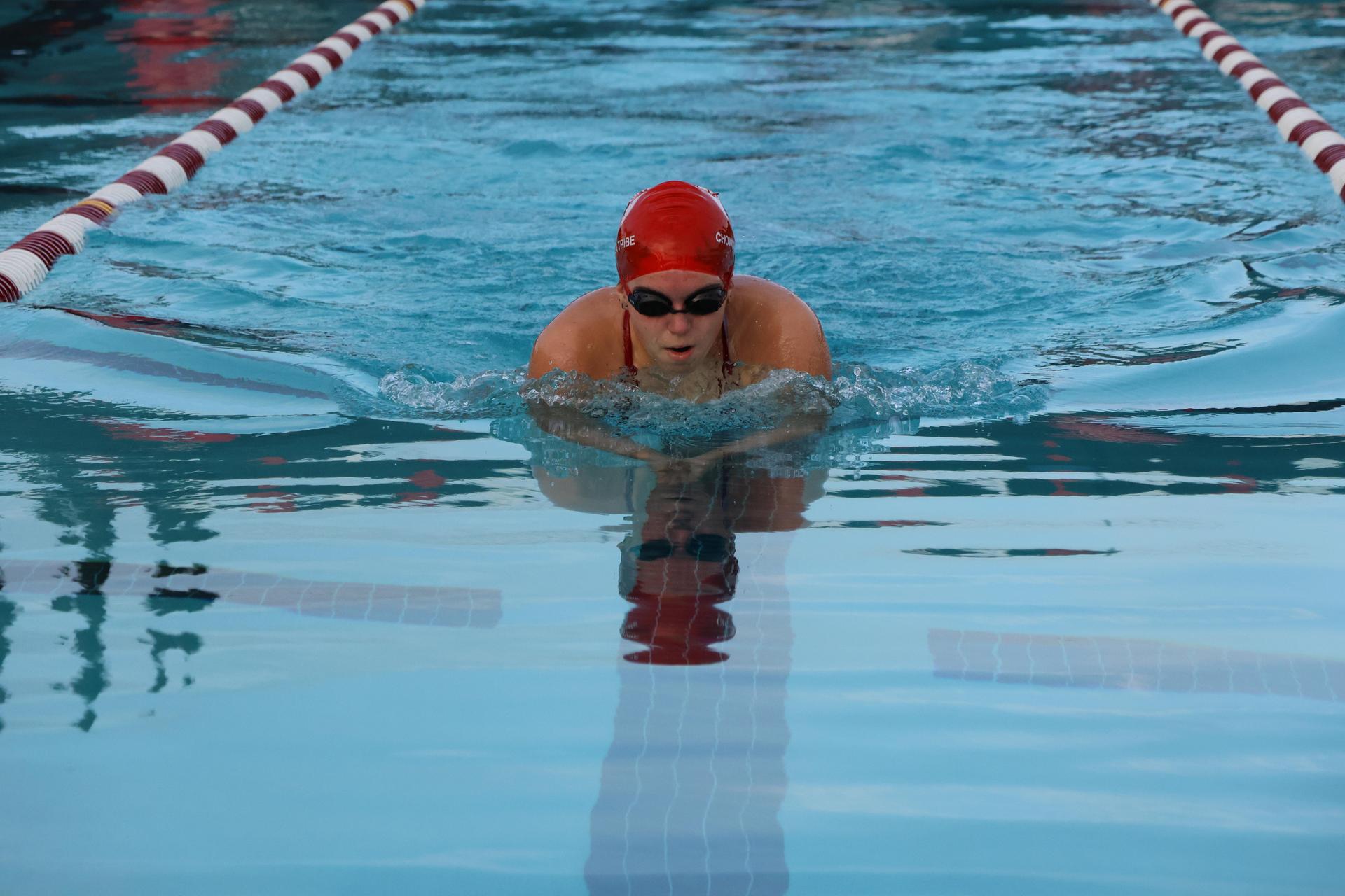 Katie Rodriguez swimming