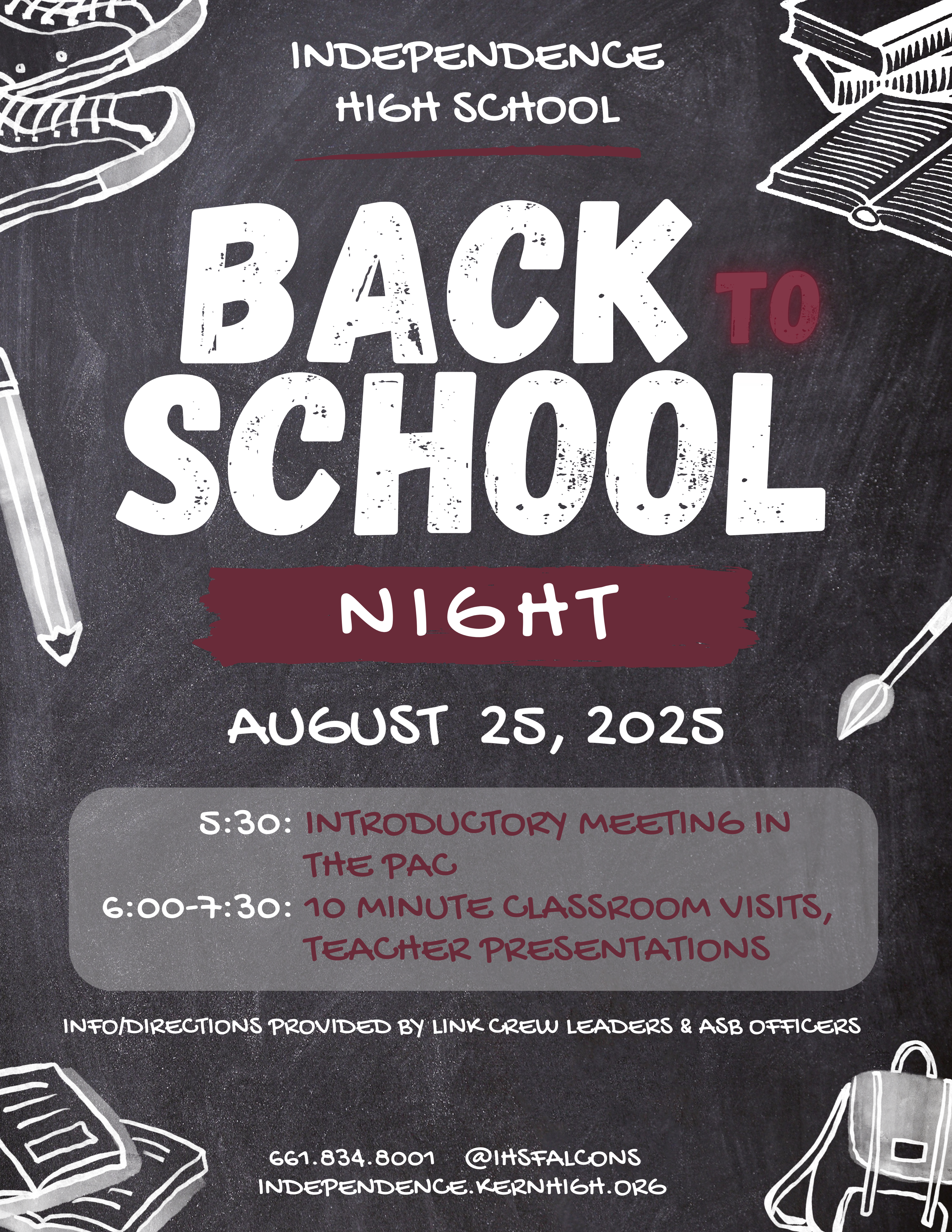 Back to school night english