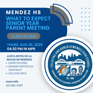 Flyer Senior Parent Meeting 2025