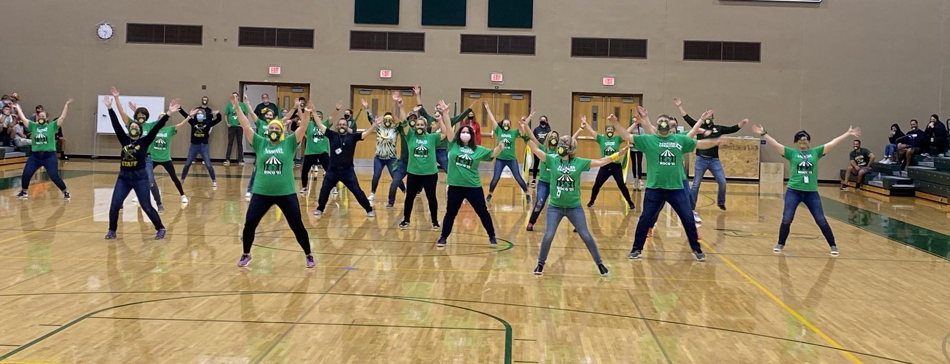 Homecoming dance by teachers