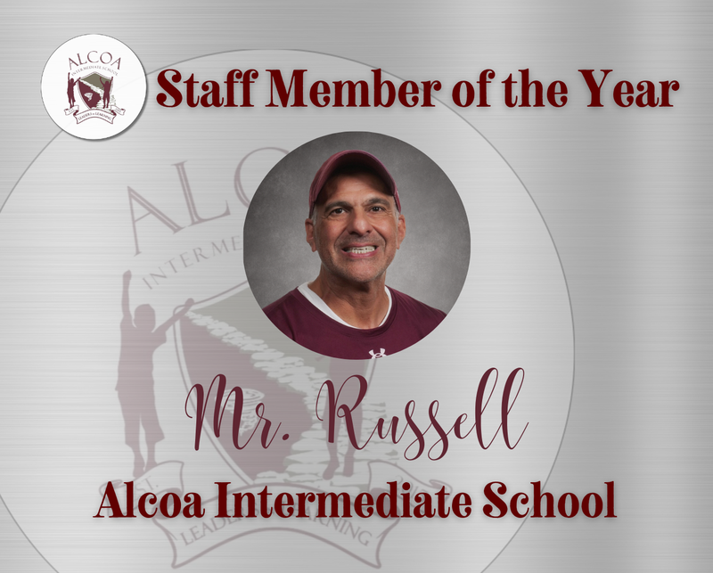 Congratulations to our Staff Member of the Year, Mr. Russell! Featured Photo