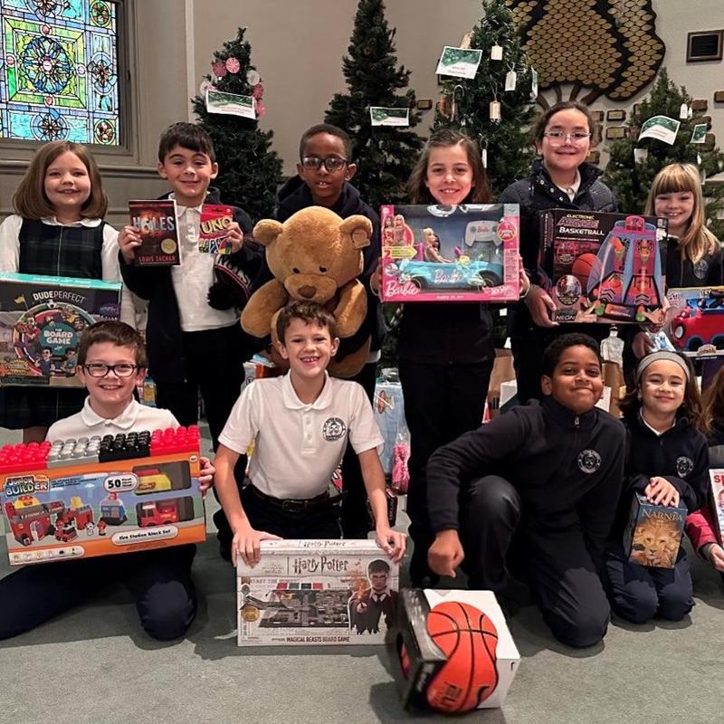 Philanthropy in Action: Ms. Peter’s 3rd grade class led a Toy Drive for East End House in Cambridge. Scores of toys were donated.
