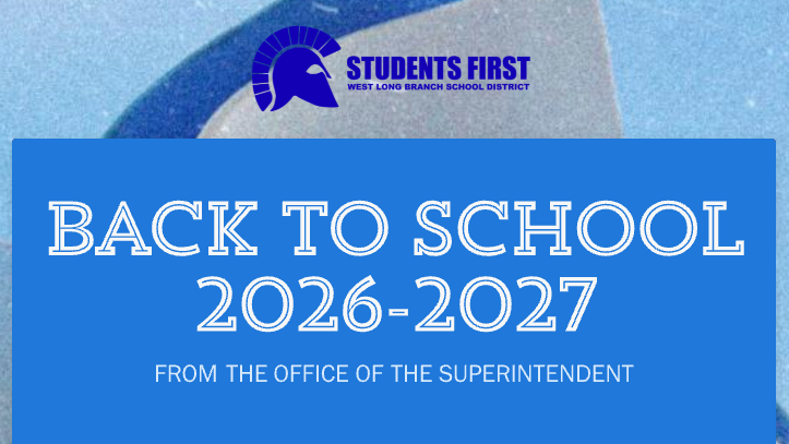 Back to School 2026-2027 From the Office of the Superintendent