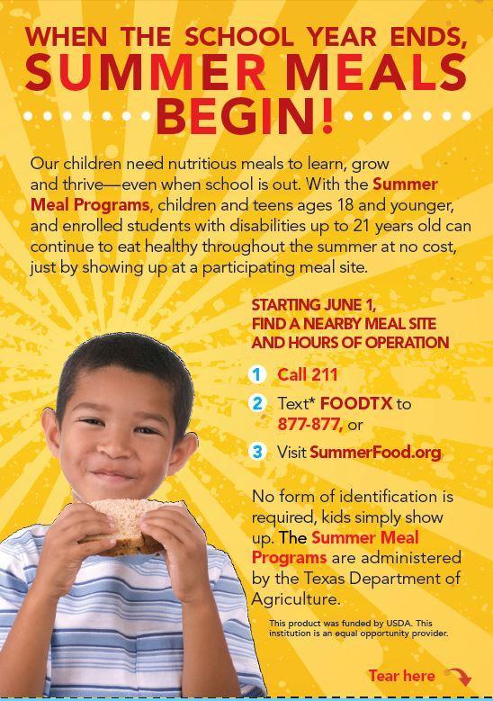 Summer Meals Programs Featured Photo