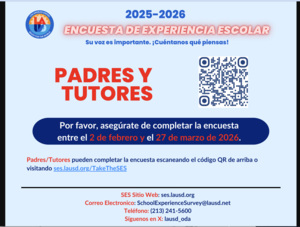 Encuesta de experiencia escolar