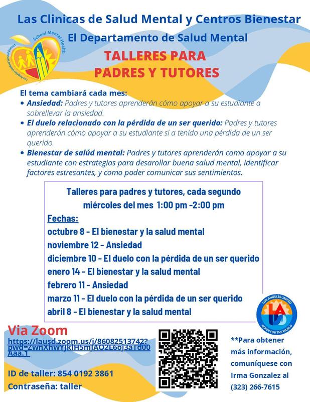 Parent Workshops