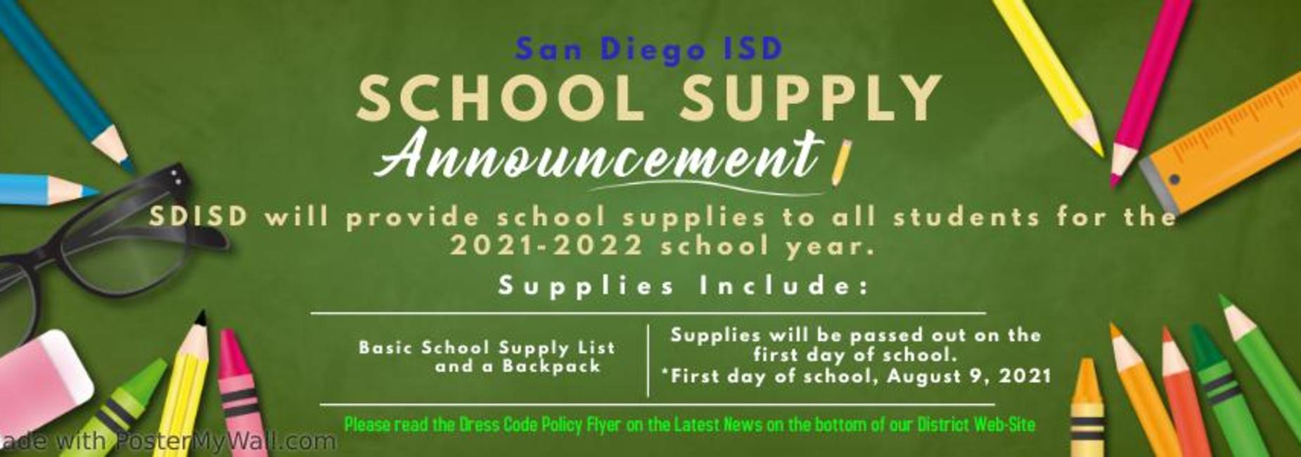 Supplies final