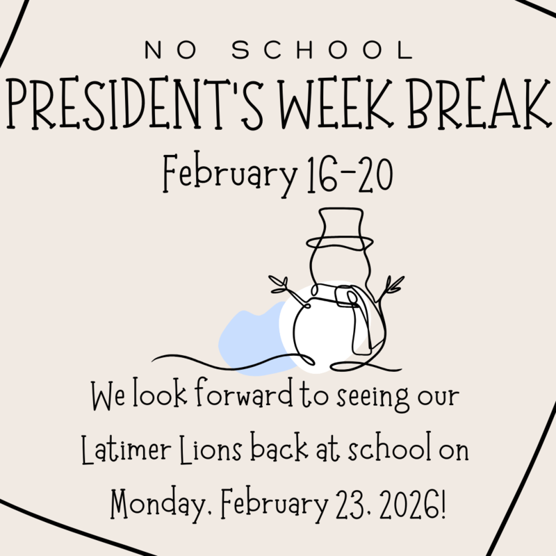 No School - President's Week Break Thumbnail Image