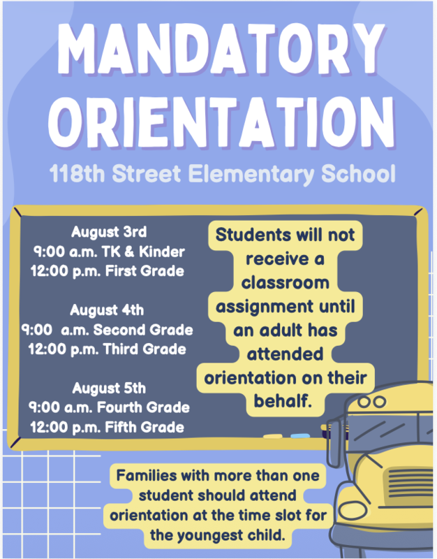 Flyer for orientation