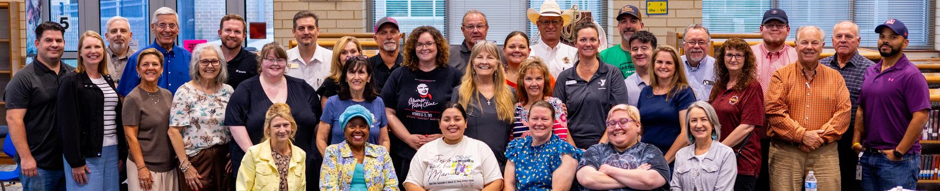 Group photo of the Bay City ISD Strategic Planning Committee