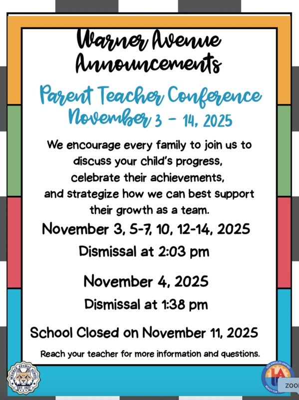 Parent Teacher Conference #1