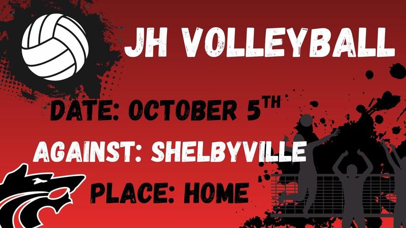JH VOLLEYBALL HOME GAME OCT. 5th AGAINST SHELBYVILLE