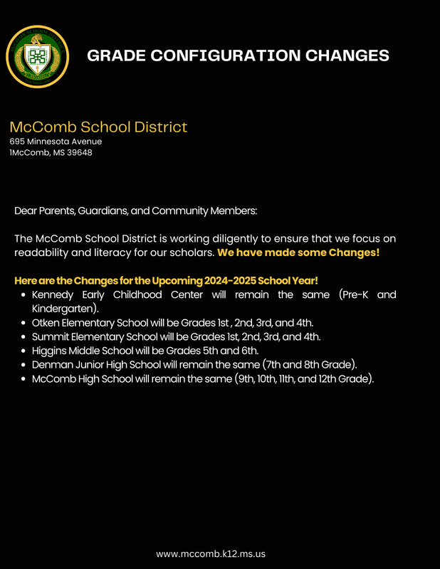 McComb School District Introduces New/Current "School and Department" Leaders 2024-2025