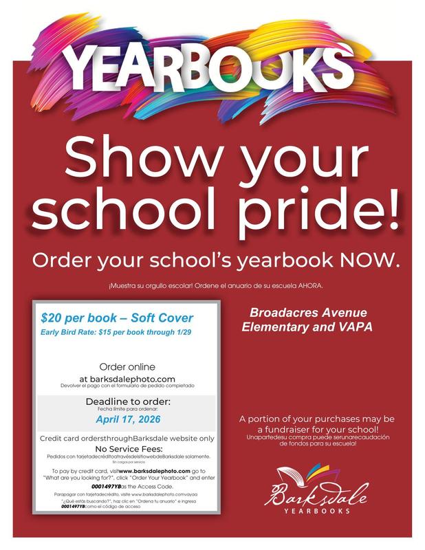 Yearbook Sale Early Bird Rate