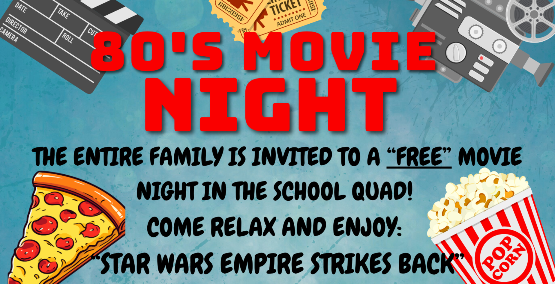 11/14 - 80's Movie Night - Free.