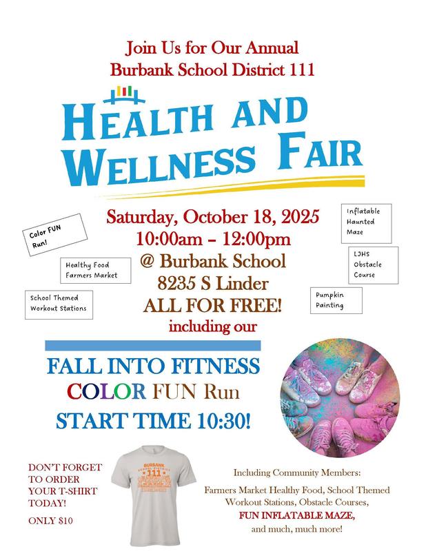 health & wellness fair flyer