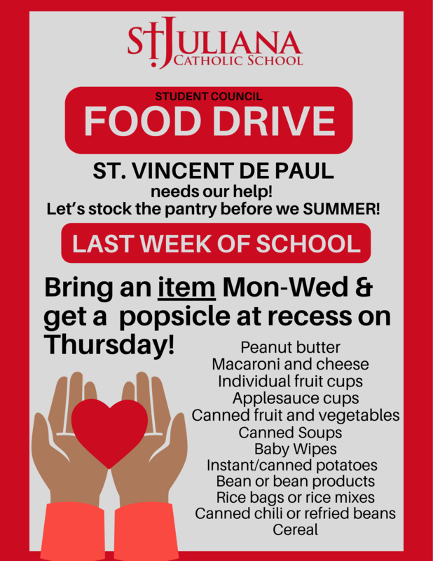 St. Vincent De Paul Food Drive Featured Photo