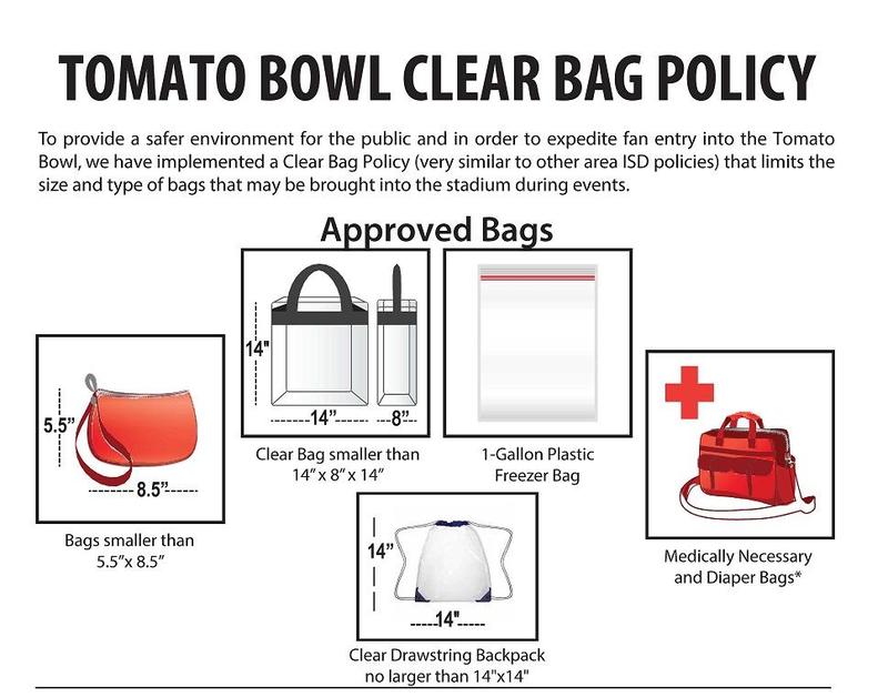 examples of clear bag policy