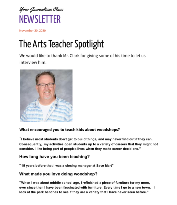 Weekly Newsletter 11-17