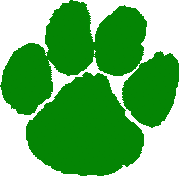 green panther paw print