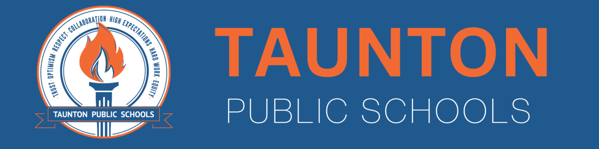 Taunton Public Schools Logo and Text