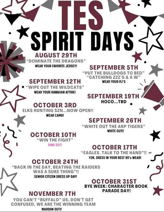 TES spirit days