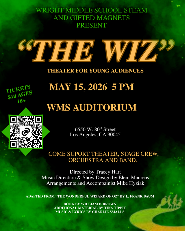 Spring Performance Flyer The Wiz