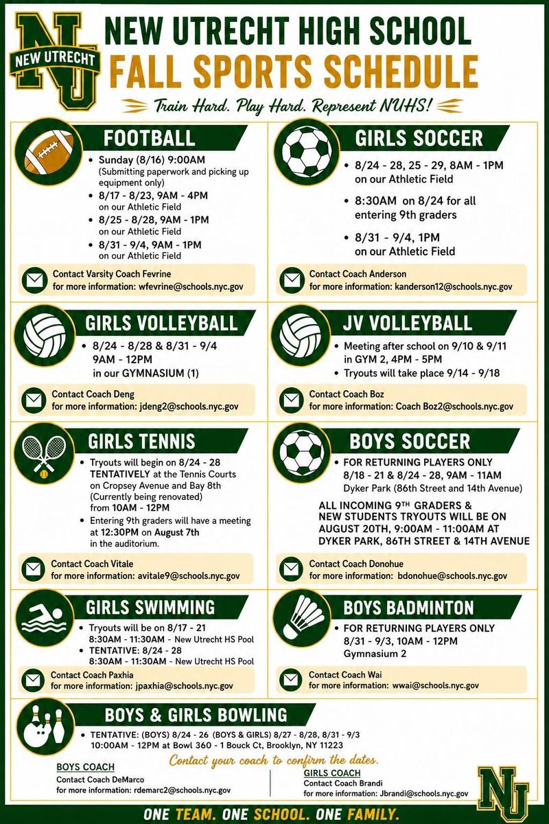 fall sports