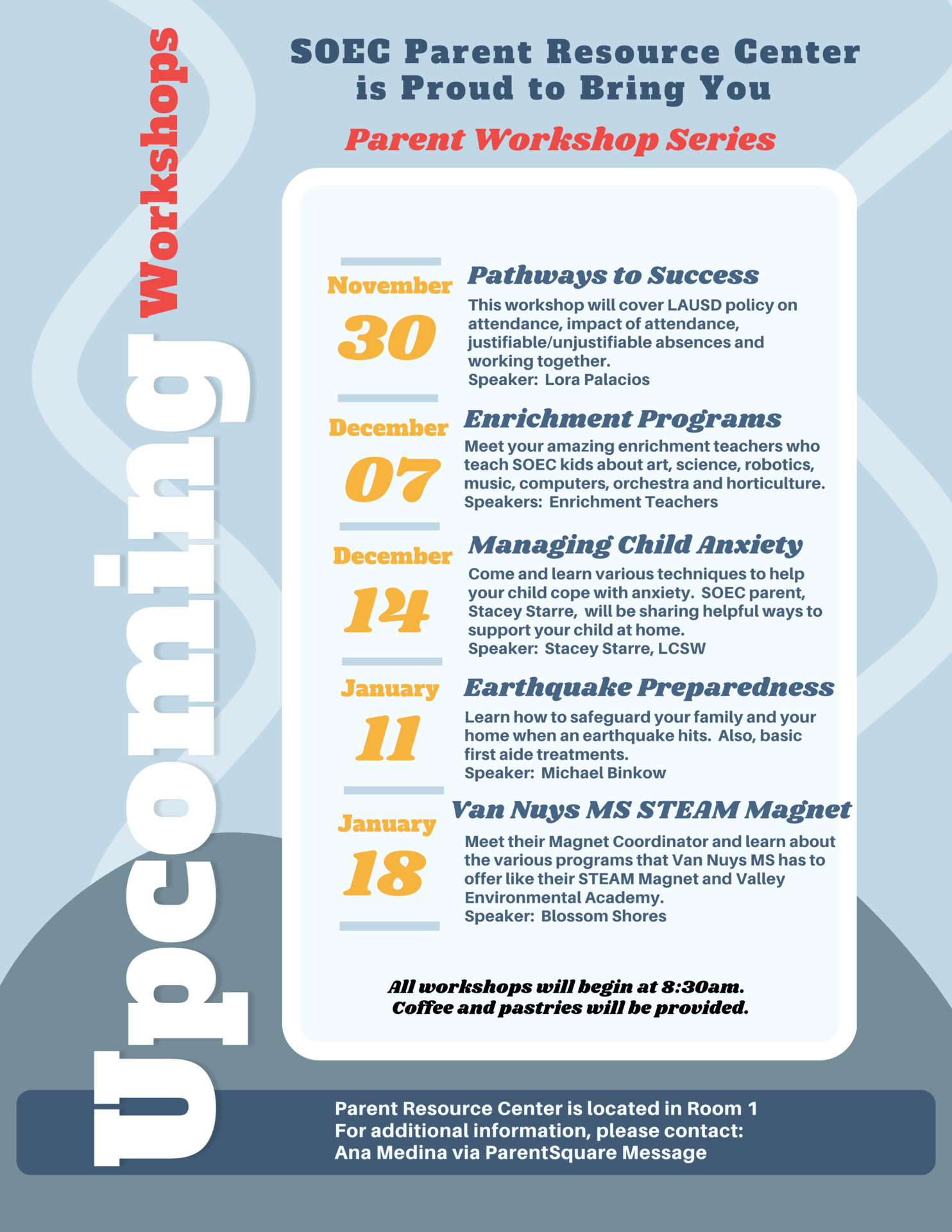 Parent Workshop Series