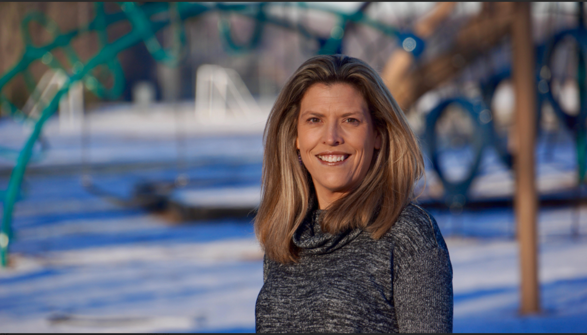 Photograph is Lisa Rue, Board of Education member