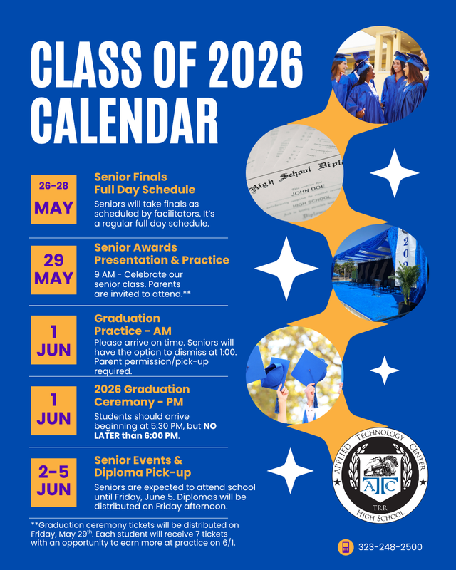 Class of 2026 Calendar