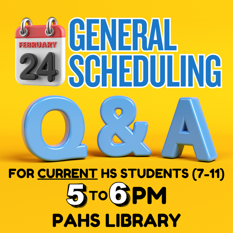 graphic with yellow background and calendar clipart with February 24th date