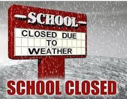 school closed due to weather