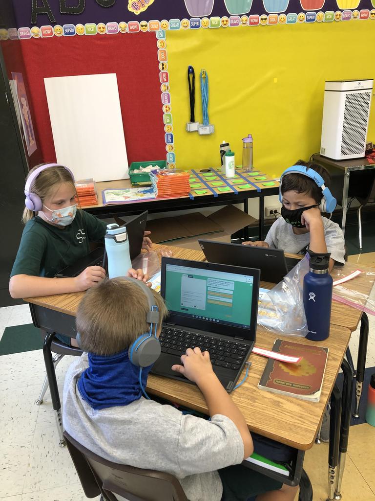 Third grade has been working hard on their i-Ready diagnostic tests.   The whole school is in the middle of the diagnostic testing period for the first trimester. The AR program is now up and running so the students are all taking their STAR test to find out their reading levels.  They will begin taking book tests later this week.