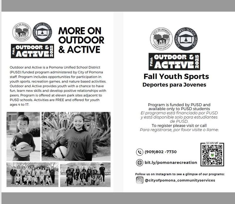 Fall Youth Sports Booklet - City of Pomona