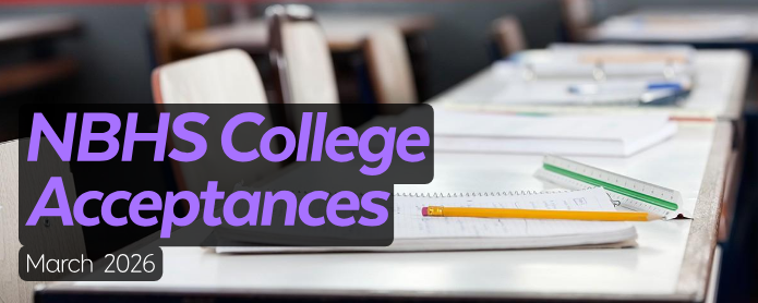 NBHS College Acceptance Banner