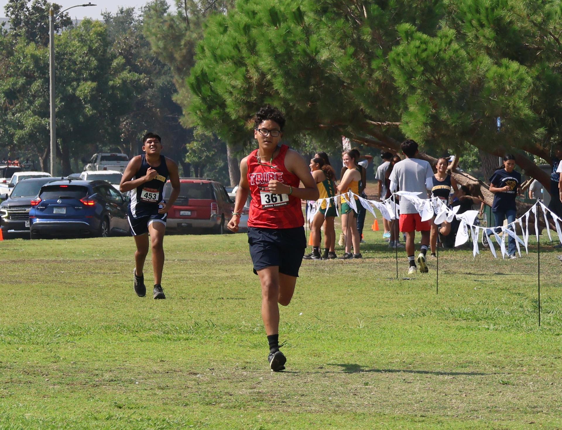 cross country runners in action at woodward park