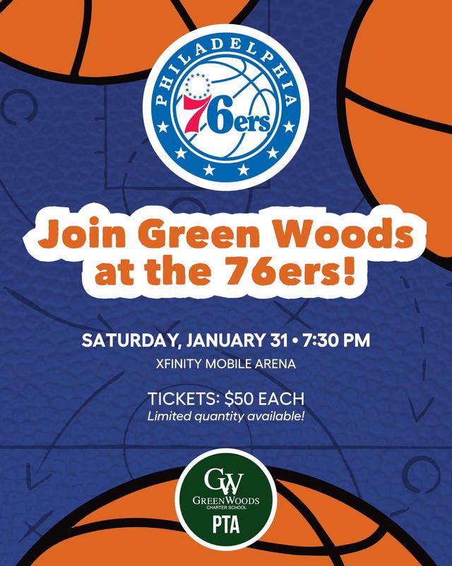 Join Green Woods at the 76ers Game 1/31/25!